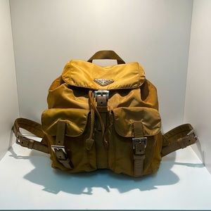 Prada Gold Backpack